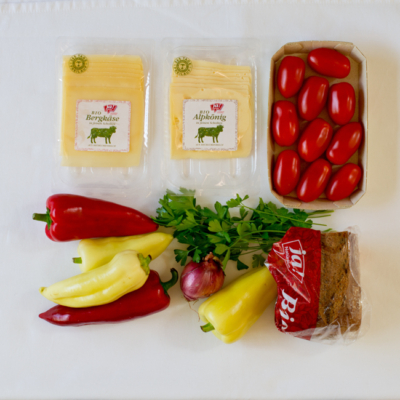 Alle im Rezept genannten Zutaten.