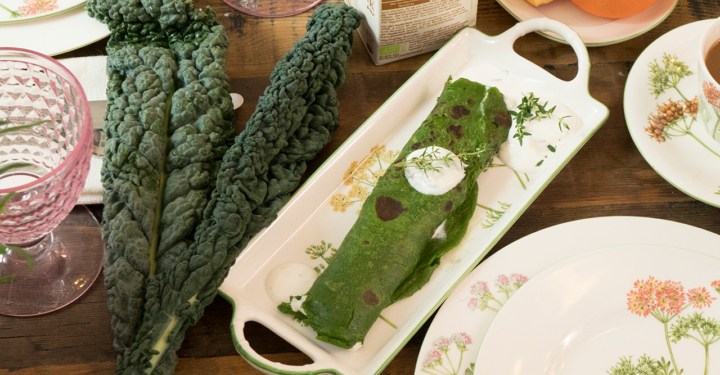 Aus der Frühstückspension: Schwarzkohlpalatschinken