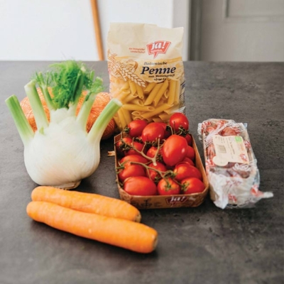 Alle im Rezept genannten Zutaten.