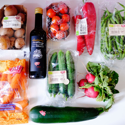 Alle im Rezept genannten Zutaten.