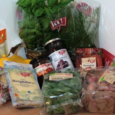 Alle im Rezept genannten Zutaten.