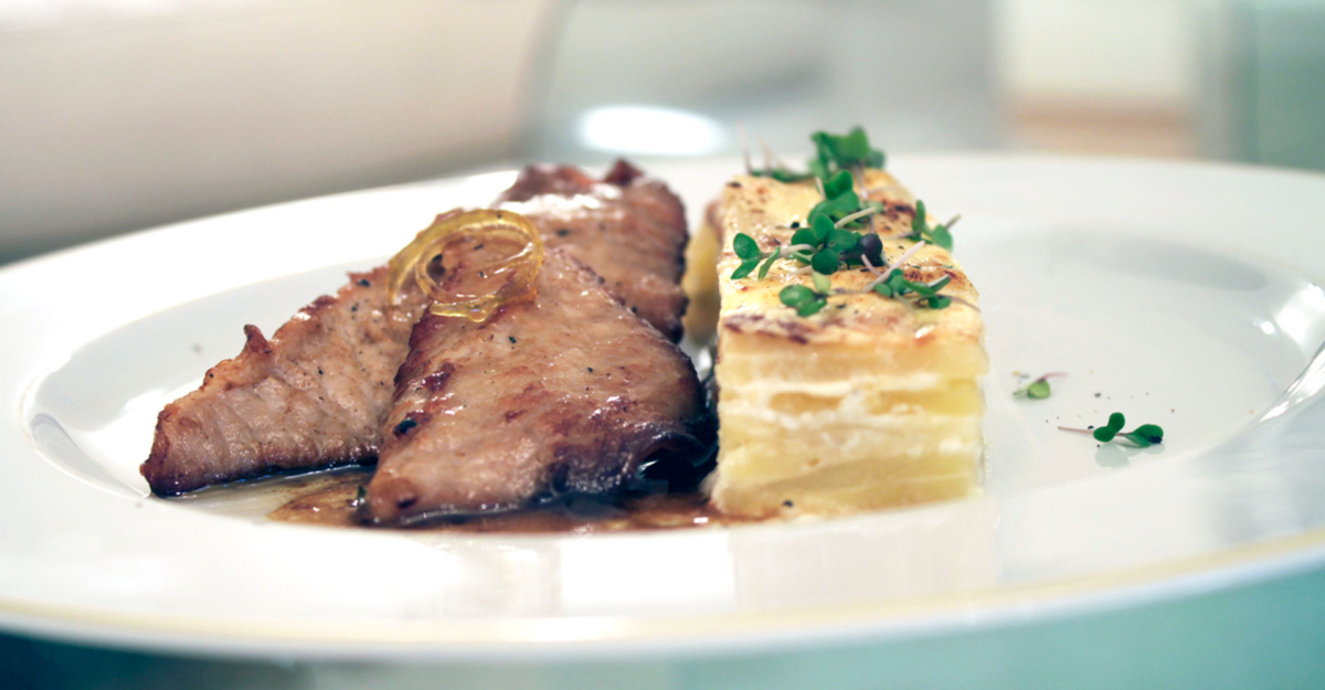 Kalb Paillard mit Gratin Dauphinois | Rezept – Ja! Natürlich