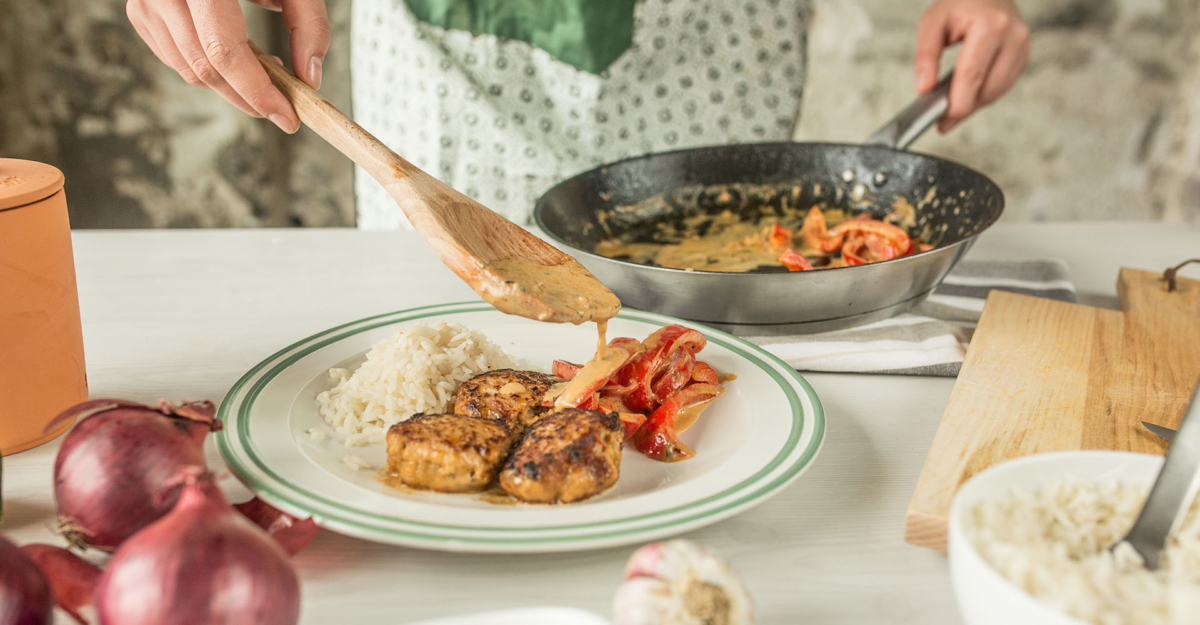 Faschiertes Laibchen nach Cajun Art | Rezept