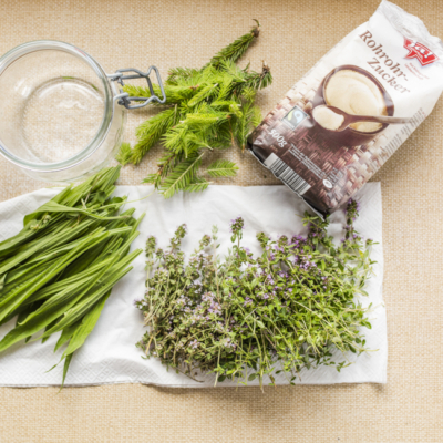 Alle im Rezept genannten Zutaten.