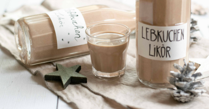 Selbstgemachter Bio-Lebkuchenlikör