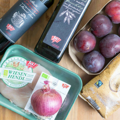 Alle im Rezept genannten Zutaten.