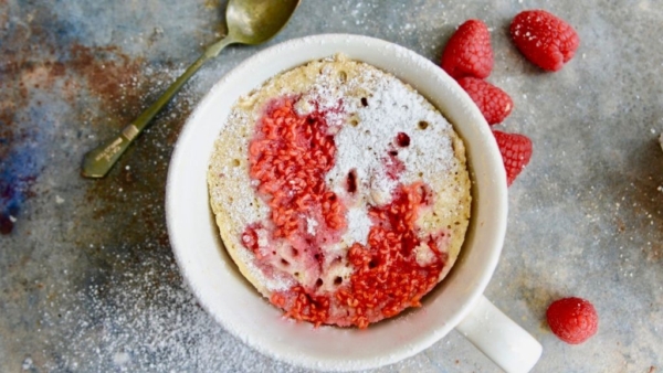 Fruchtiger Tassenkuchen