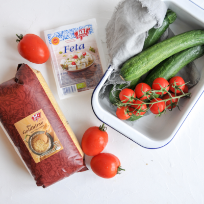 Alle im Rezept genannten Zutaten.