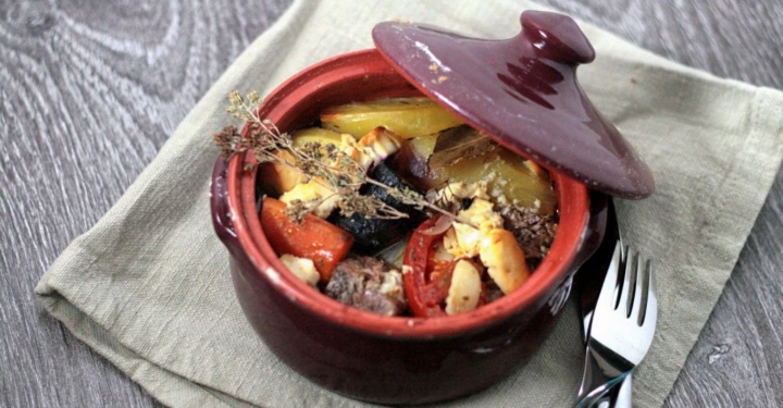 Griechischer Fleisch-Gemüse-Eintopf