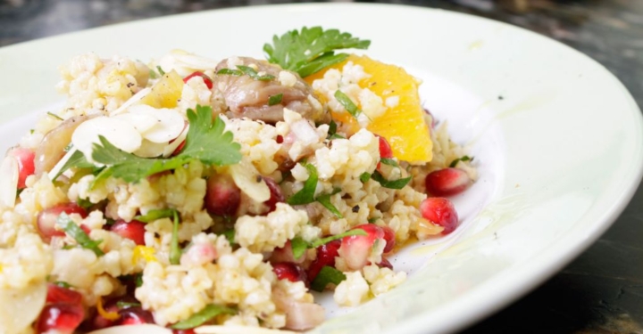 Hirse-Granatapfel-Tabbouleh