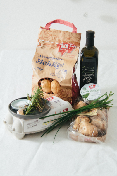 Alle im Rezept genannten Zutaten.