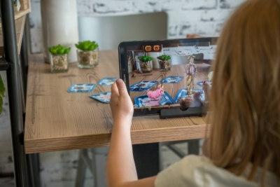 Darstellung Ja! Natürlich App auf Tablet