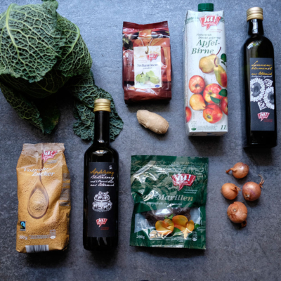 Alle im Rezept genannten Zutaten.