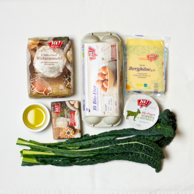 Alle im Rezept genannten Zutaten.