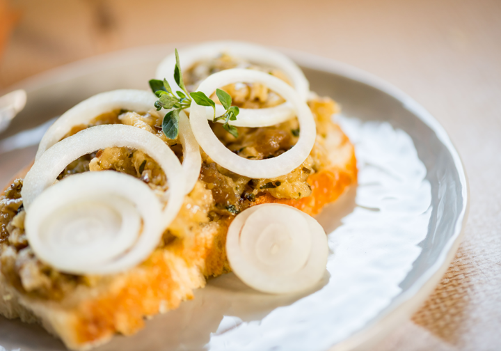 Vegetarischer Schmalzaufstrich
