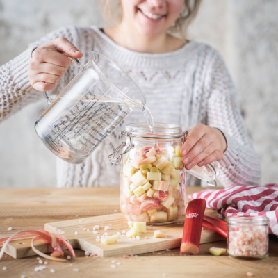 Fermentieren: Salzlacke hinzufügen