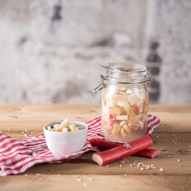 Fermentierter Rhabarber