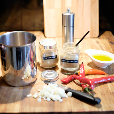 Alle im Rezept genannten Zutaten.