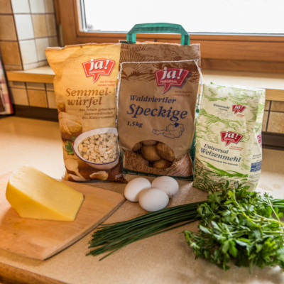 Alle im Rezept genannten Zutaten.