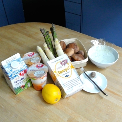 Alle im Rezept genannten Zutaten.