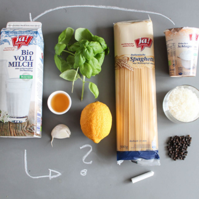 Alle im Rezept genannten Zutaten.