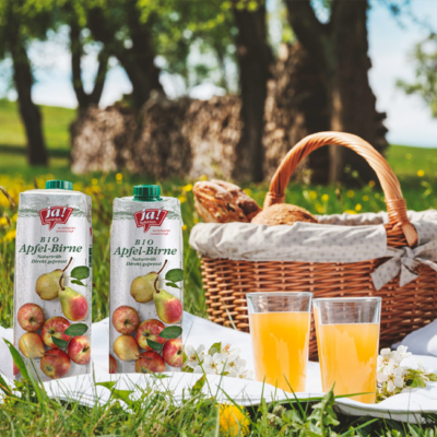 Ja! Natürlich Apfel-Birnen-Saft vom Biohof Hofer