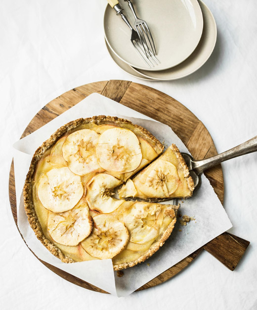 Ernährung im Einklang mit dem Zyklus, Apfel-Nuss-Kuchen - Ja! Natürlich