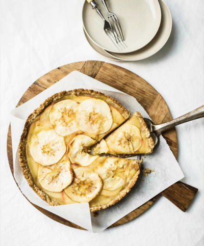 Ernährung im Einklang mit dem Zyklus, Apfel-Nuss-Kuchen - Ja! Natürlich