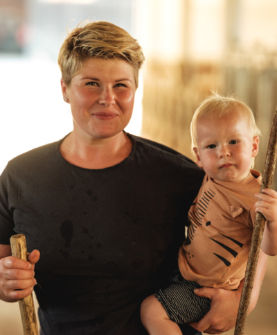 Doris Schauer mit Kind - Ja! Natürlich