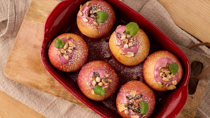 Bratapfel mit Cheesecake Füllung