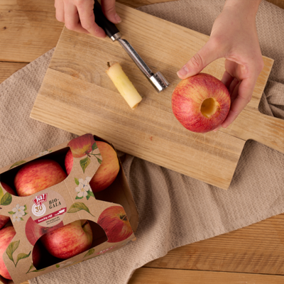 Bio-Bratapfel von Ja! Natürlich mit Winterzeit Joghurts