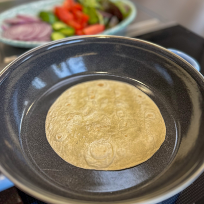 Austernpilz Shawarma mit Ja! Natürlich Austernpilzen