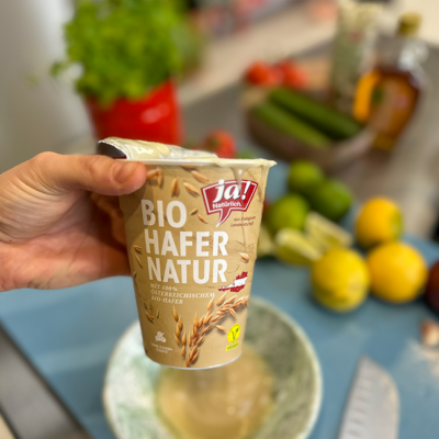 Austernpilz Shawarma mit Ja! Natürlich Austernpilzen