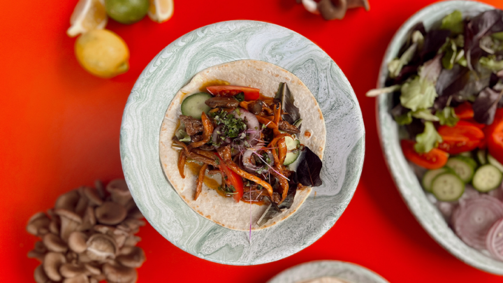 Veganes Austernpilz-Shawarma