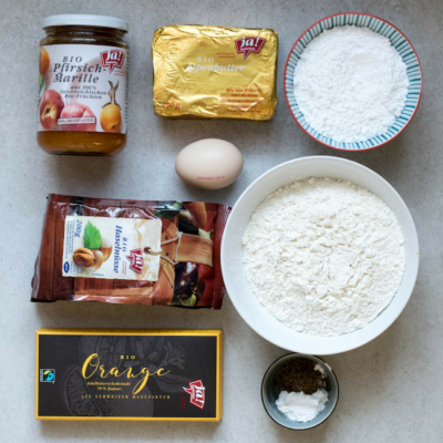 Alle im Rezept genannten Zutaten.