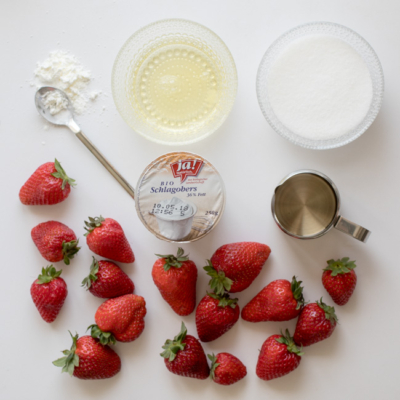 Alle im Rezept genannten Zutaten.