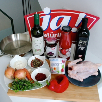 Alle im Rezept genannten Zutaten.