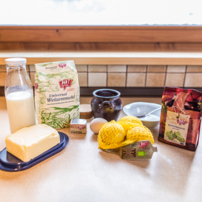 Alle im Rezept genannten Zutaten.