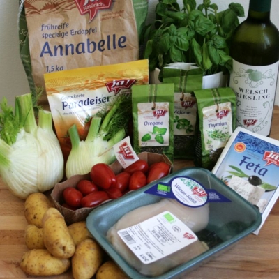 Alle im Rezept genannten Zutaten.