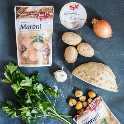 Alle im Rezept genannten Zutaten.