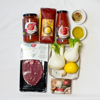 Alle im Rezept genannten Zutaten.