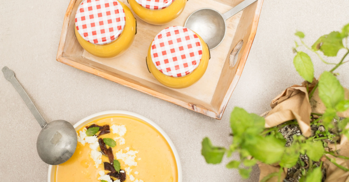 Kürbis-Bananen-Suppe mit Feta | Rezept – Ja! Natürlich