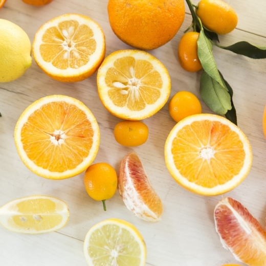 Bio-Zitrusfrüchte