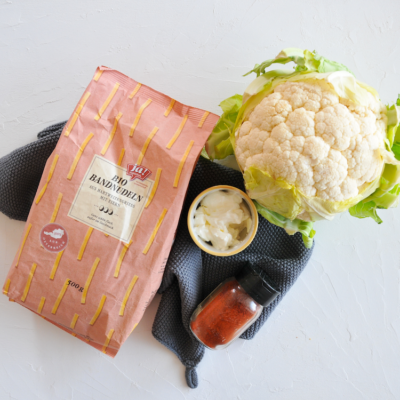 Bandnudeln mit Karfiol