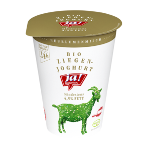 Bio-Ziegenjoghurt natur aus Heumilch