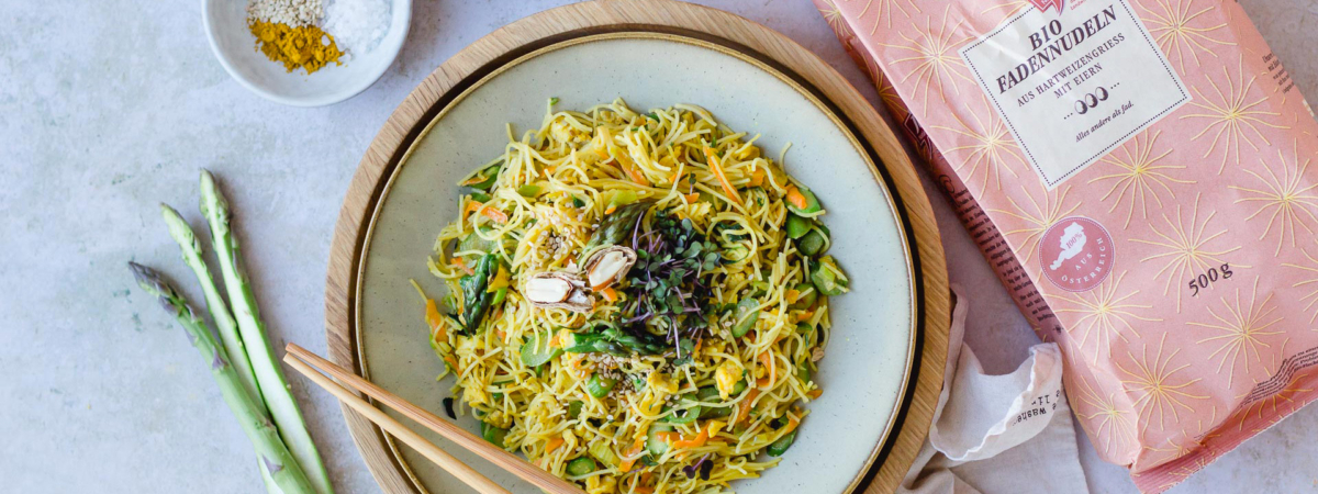 Gebratene Asia Fadennudeln