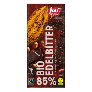 Bio-Edelbitterschokolade 85%