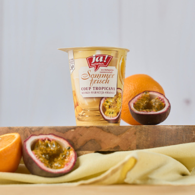 Sommerfrisch Joghurts 2025 Coup Tropicana Orange Maracuja