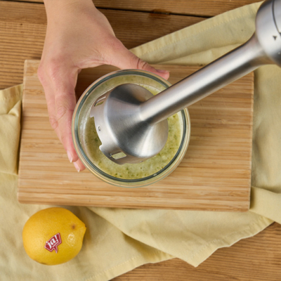 Mixstab in einem Gefäß