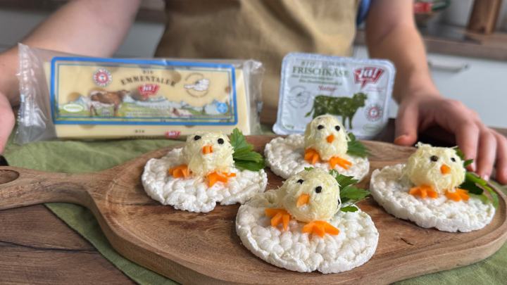 Frischkäse Osterküken